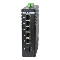 Коммутатор XVI SWP5204 промышленный, 4 PoE 10/100/1000, UpLink 10/100/1000, SFP 100/1000, DC12-54V