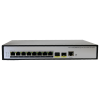 Коммутатор XVI SWP3108, L2, 8 PoE 10/100/1000, 2SFP 100/1000, Console, 120Wt, 32Gbps, 8K MAC