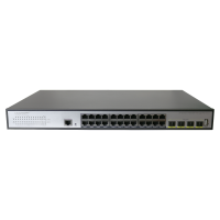 Коммутатор XVI SWP4124, L3, 24 PoE 10/100/1000, 4 SFP 10G0, Console, 400Wt, 256Gbps, 16K MAC