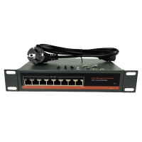 Коммутатор XVI SWP3208, L2, 8 PoE 10/100/1000, 120Wt