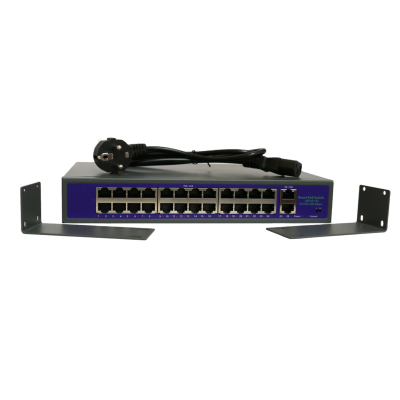 PoE Коммутатор XVI SWP1024M с деталями